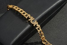 Women 9ct Gold Mum Cuban Link