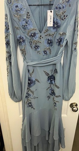 Coast blue floral maxi - blue,