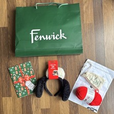 Rare Fenwick Christmas Gift Bag Shaun the Sheep The Flight Before Christmas set 