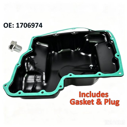 Oil sump pan with plug - sump,