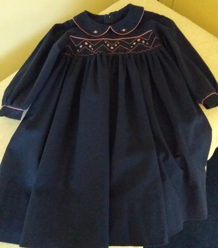 Navy blue hand - blue, girl's
