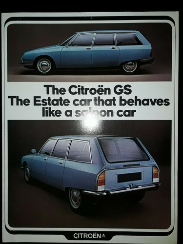 Citroen estate brochure - citroen, gs
