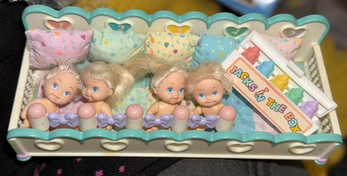 Vintage quints dolls bed cot - vintage,