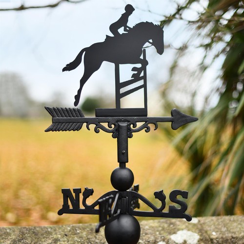 Cast iron horse show - iron, jumping