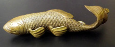 Japanese Bronze -  Taisho Period -  Early 20th Century - Okimono Bronze Koi Carp