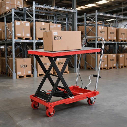 Hydraulic lift table cart - table, 500