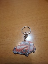 Vw Beetle Plastic Keyring