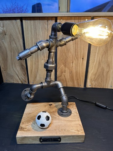 Football steam punk - punk, lamp