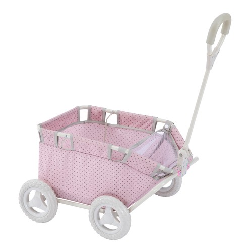 Baby doll pull along wagon - pull,