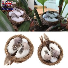 Craft Nature Bird Nest Artificial Craft Birds Birds Egg Realistic Feathered