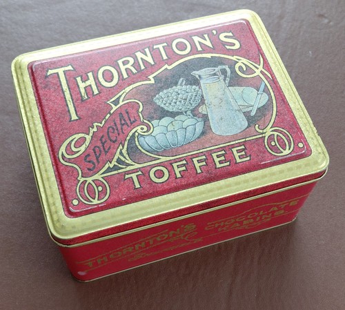Thornton toffee tin - thornton's,