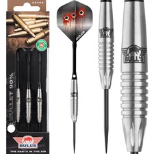 Bulls Bullets Darts Set Steel Tip 22g 24g 26g grams 90% John Lowe Style Tungsten