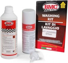 KIT LAVAGGIO PULIZIA FILTRO ARIA BMC AUTO MOTO OLIO SPRAY + DETERGENTE WA200-500
