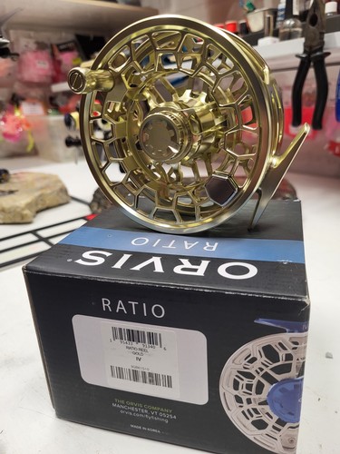 Orvis ratio reel gold - gold, (7-9wt)