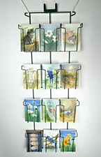 12 Pocket Wall Display Rack Cards/Prints/Pads, Retail or Craft Shows 115x43x6cm