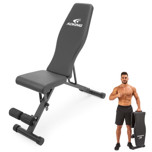 Adjustable weight bench with - bench,