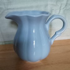Price & Kensington Jug Blue 'Scallop' Design Pottery