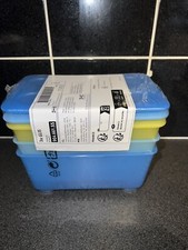 IKEA GLIS STORAGE BOX SET OF 3