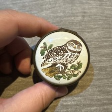 Halcyon Days “Owl” antique