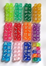 SETS OF 10 X  14MM D6 DICE