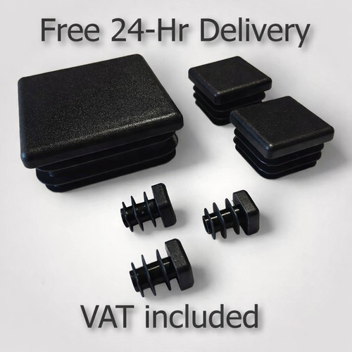 Square plastic end - square,
