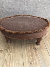 Vintage Brown Cord Oval