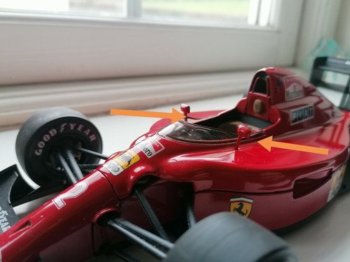 Scale replacement mirrors - 1:18,