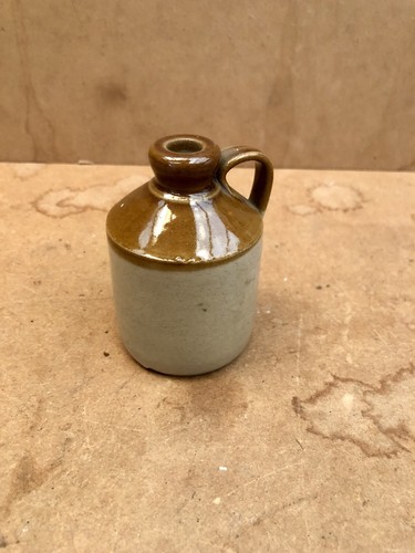 Mini stoneware flagon - flagon, tall