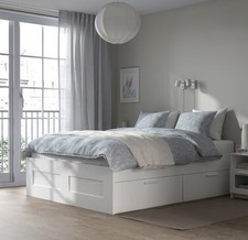 BRIMNES Bed Frame with Storage