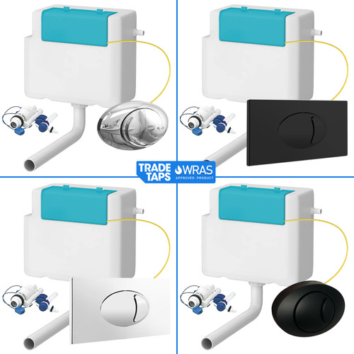 Concealed toilet cistern dual - concealed,