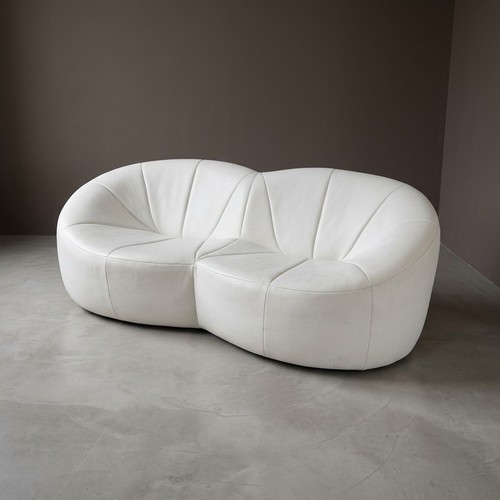 Ligne roset leather pumpkin - leather,