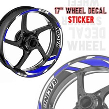 For Honda CB400SF Super Four 19-20 Rim Wheel Stickers 17 inch Racing GP06 Blue
