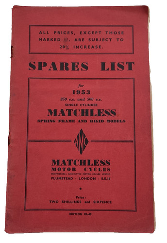 Matchless g3l lcs g80 - lcs,