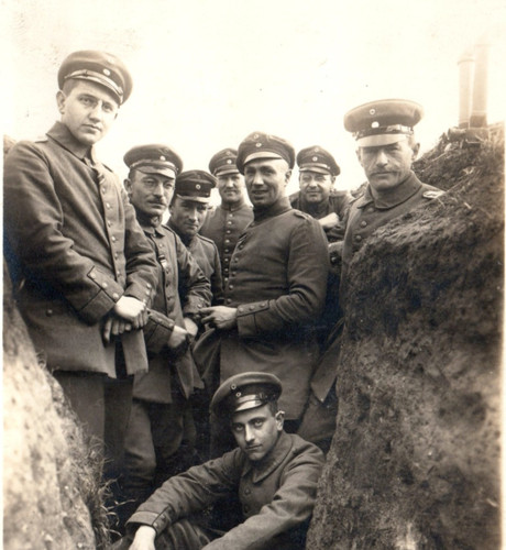 Wwi german soldiers trench - wwi,