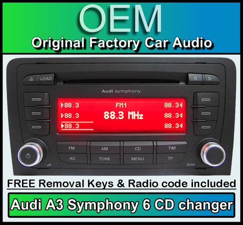 Audi player radio stereo - a3,