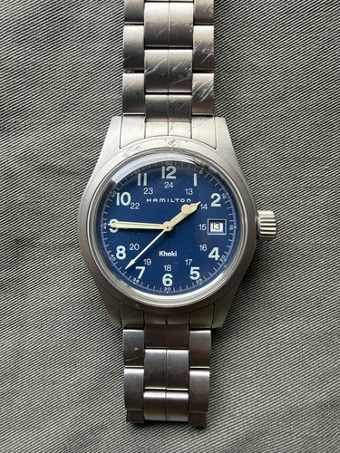 Hamilton khaki h684110 - khaki, blue