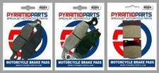 Front & Rear Brake Pads (3 Pairs) for Suzuki SV 650 1999-2002