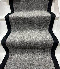 Carpet Stair Runner | 14 Steps | Grey Twist pile  | 7.00m x 0.60m 