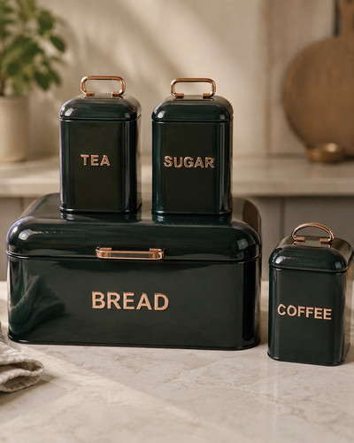 Black piece bread bin - 4,