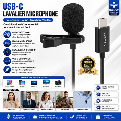 Usb lavalier microphone - lavalier,