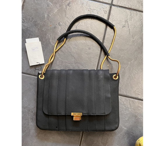 Anya hindmarch black pebbled - hindmarch,
