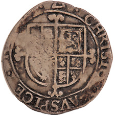 1625 - 1649 CHARLES I 1ST HAMMERED SILVER SHILLING COIN (#7305)