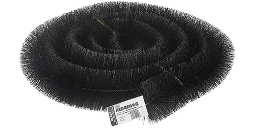 Black gutter hedgehog - gutter, brush
