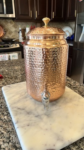 Pure hammered copper water - copper,