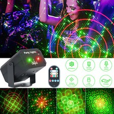 Pattern DJ Disco Party Stage Light RG Laser Projector LED KTV Show Club Lighting