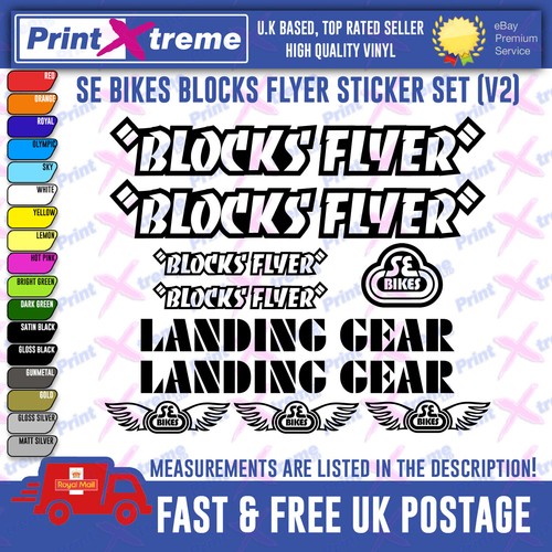 Blocks flyer bmx vinyl - blocks,