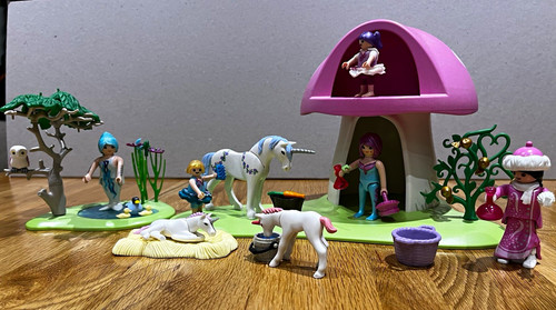 Playmobil fairy unicorn bundle - playmobil,