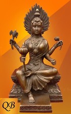 ART DECO BRONZE FIGURINE SCULPTURE STATUE FIGURE HOT CAST GUANYIN FLAMMULE