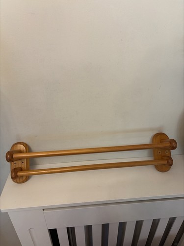 Vintage wooden double - double, towel