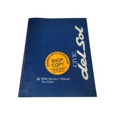 1994 Honda Civic Del Sol Service Shop Repair Manual S Si VTEC 1.5L 1.6L 4 Cyl